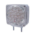 45 LED Double Face Turn Signal Light Amber & Red LED Clear Lens X2613