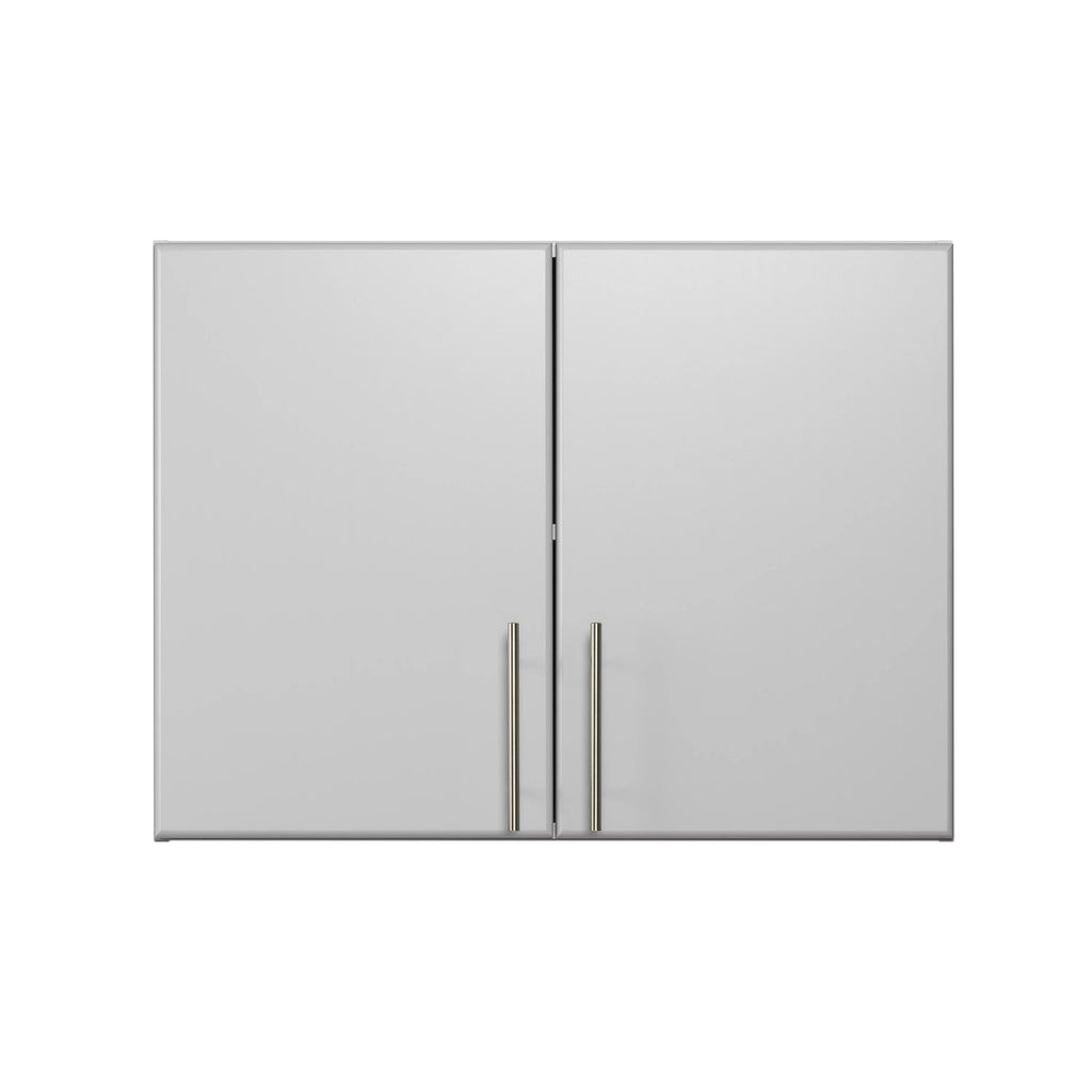 Light Gray Wall Cabinet with Storage Shelf I225455