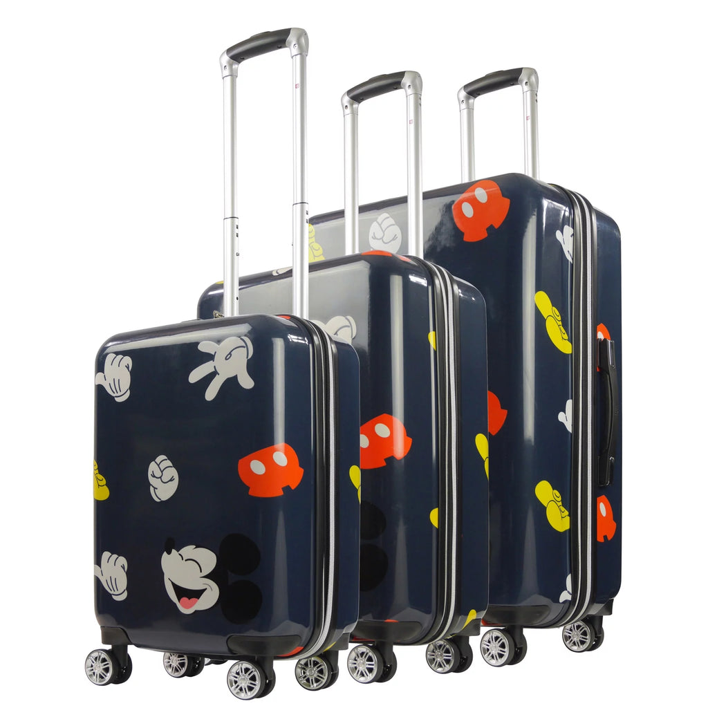 Mickey Mouse 3 pc Hardside Spinner Luggage N344326