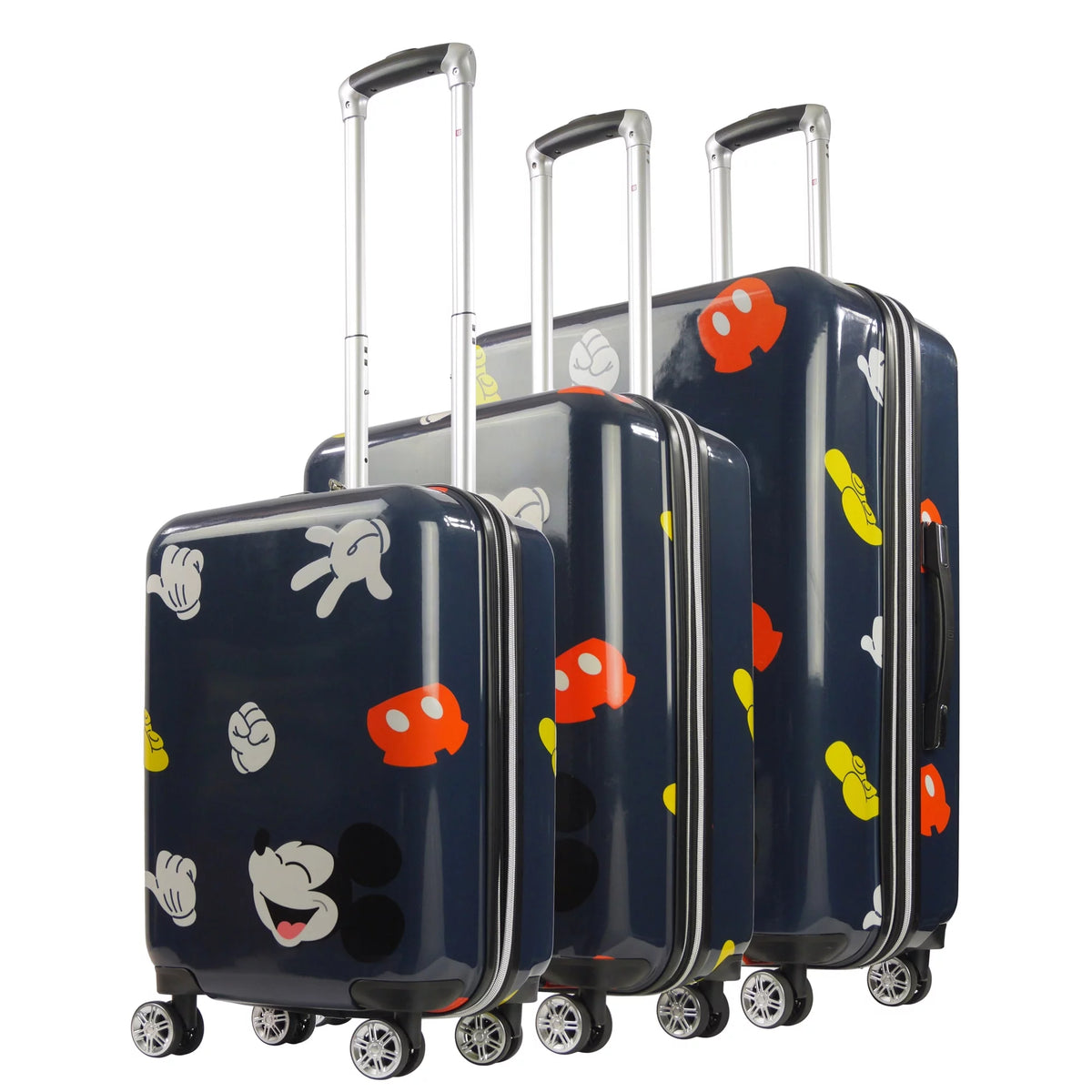 Mickey Mouse 3 pc Hardside Spinner Luggage N344326