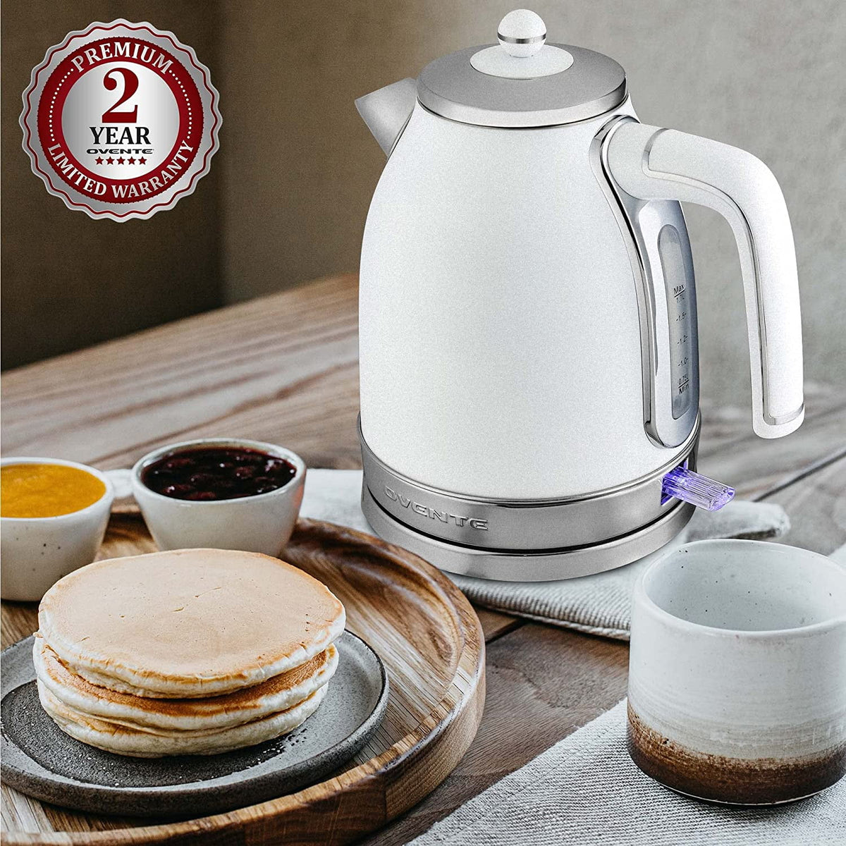 1.7 L Stainless Steel Electric Hot Water Kettle X8039