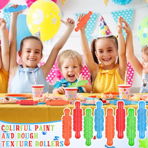 8 Pcs Play Dough Rollers with Plastic Handles U40542