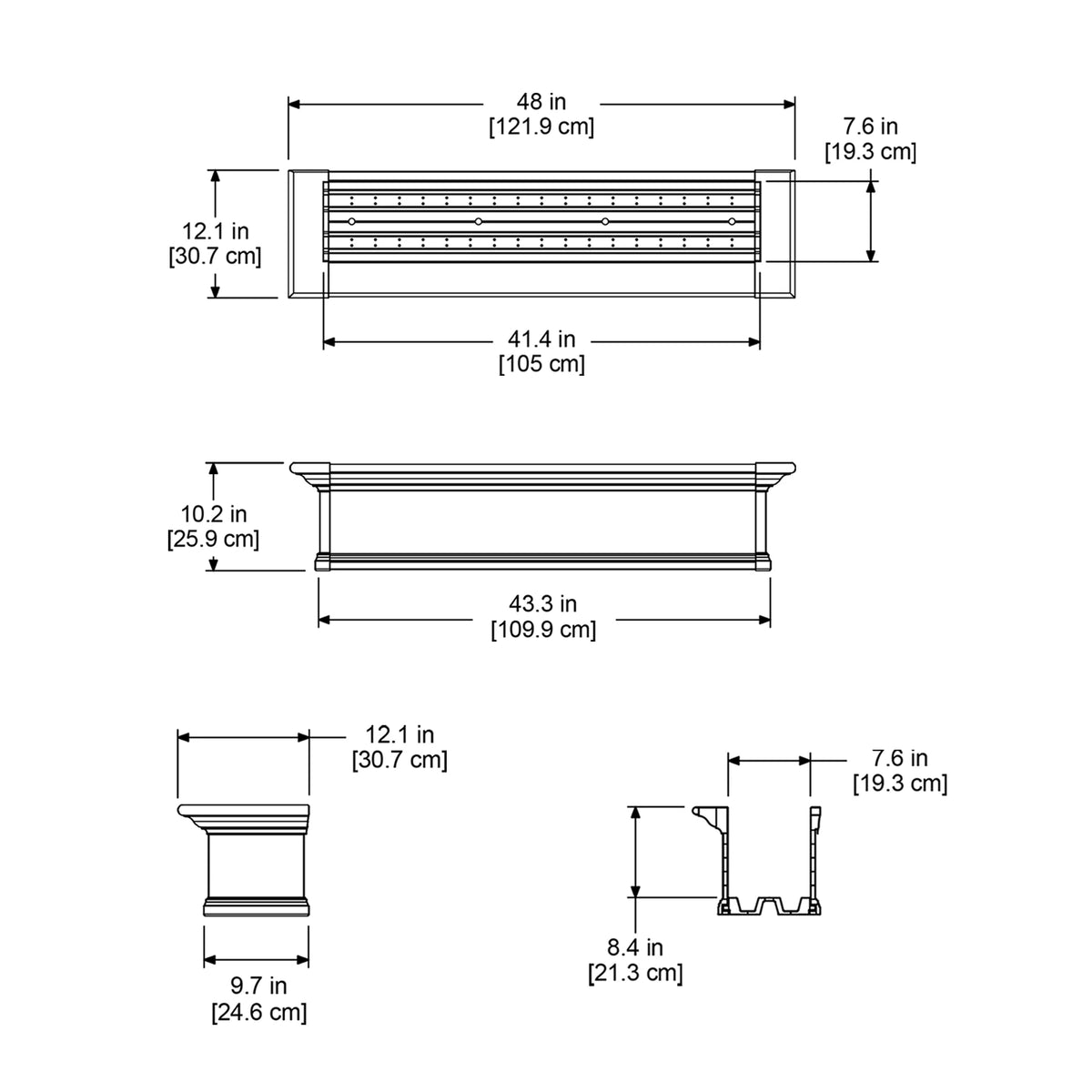 White Window Box I942627