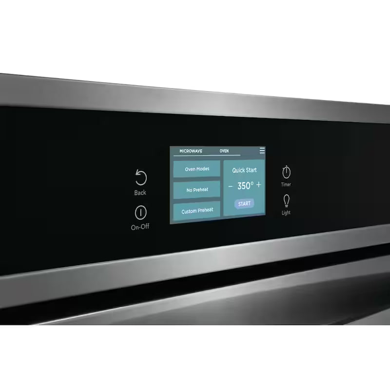 30 in. Electric Built-In Wall Oven and Microwave Combination with Total Convection in Stainless Steel H1027
