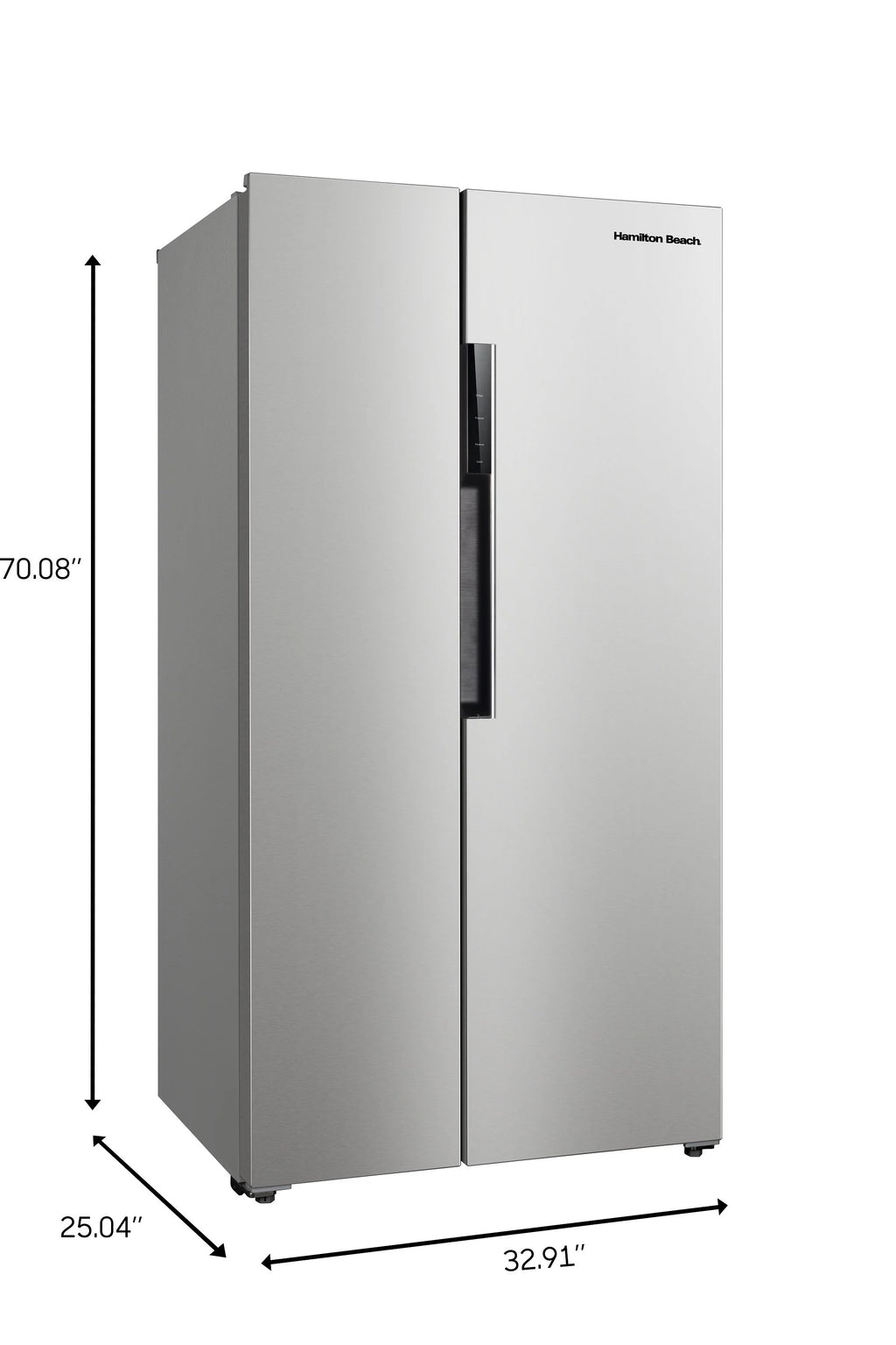 15.6 cu. Ft. Side by side Stainless Refrigerator I5504