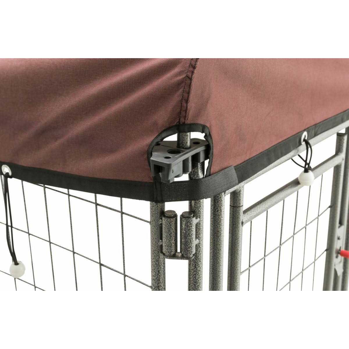 Outdoor Dog Kennel with Cover V448