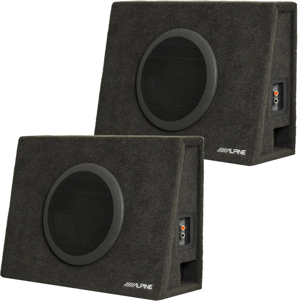 Two Alpine SWT 10" Loaded Truck Enclosures D34631