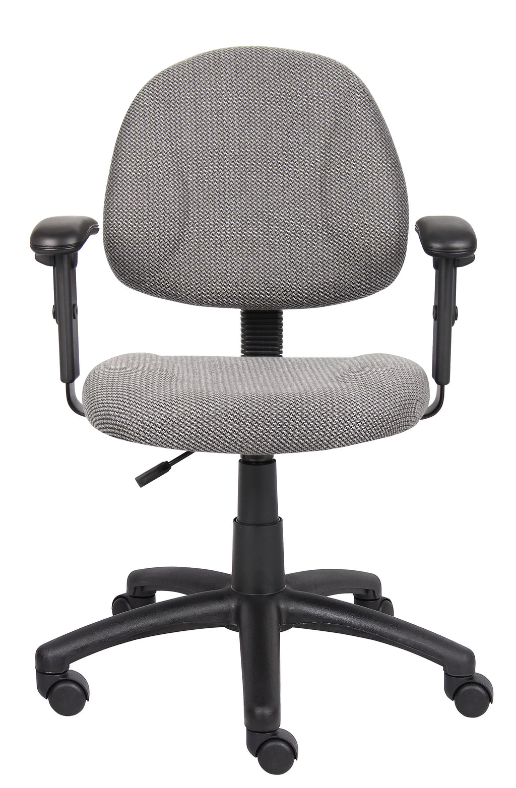 Grey Adjustable Office Task Chair with Adjustable Arms L7124