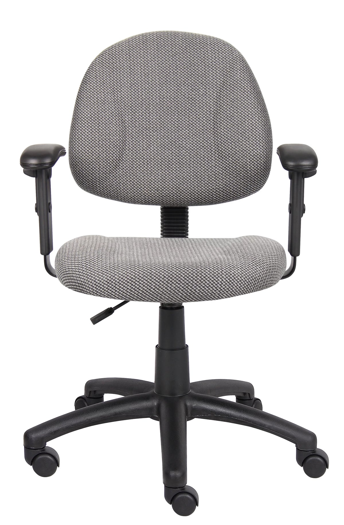 Grey Adjustable Office Task Chair with Adjustable Arms L7124