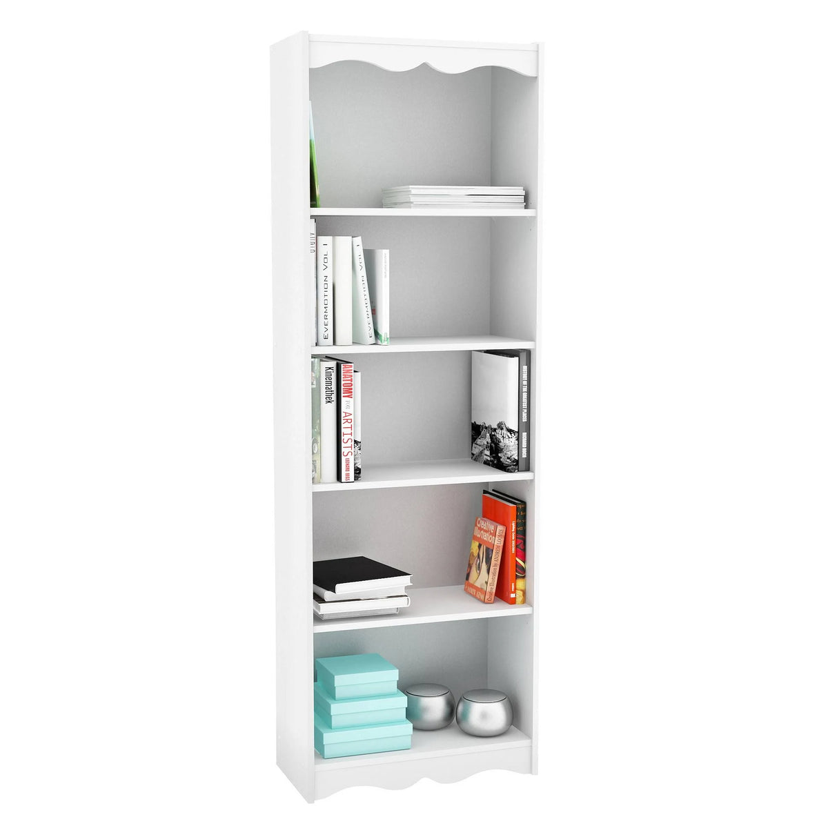 Frost White Tall Bookcase W946