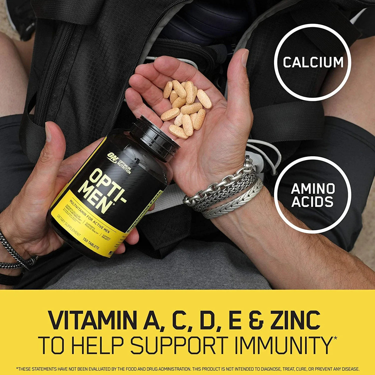 Vitamin C Zinc Vitamin D E B12 Mens Multivitamin Supplement 240 Count P103961