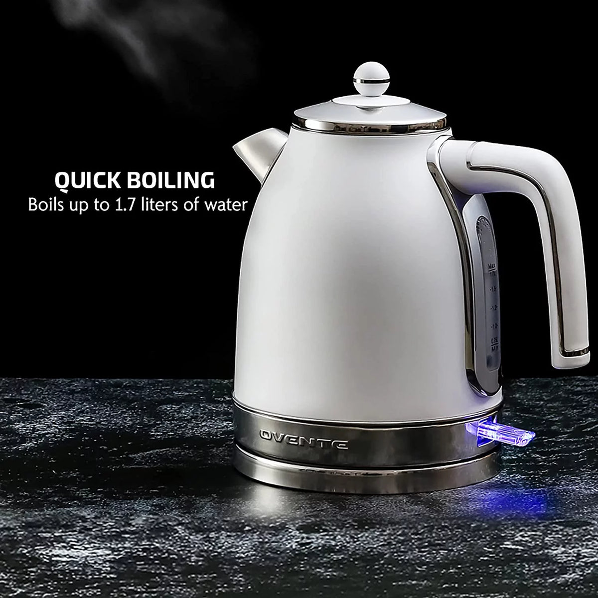 1.7 L Stainless Steel Electric Hot Water Kettle X8039