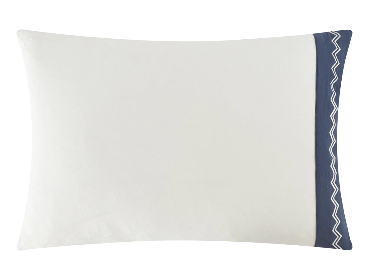 Navy 12-Piece Full Comforter Set with Sheets P75798