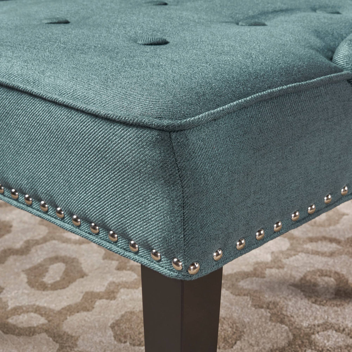 Dark Teal Fabric Occasional Chair Z5225