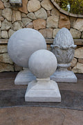 Round Charcoal Finial Y7669