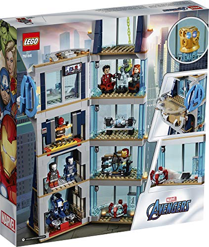 Avengers Tower Battle Building Toy with Superhero Minifigures (685 Pieces) L485