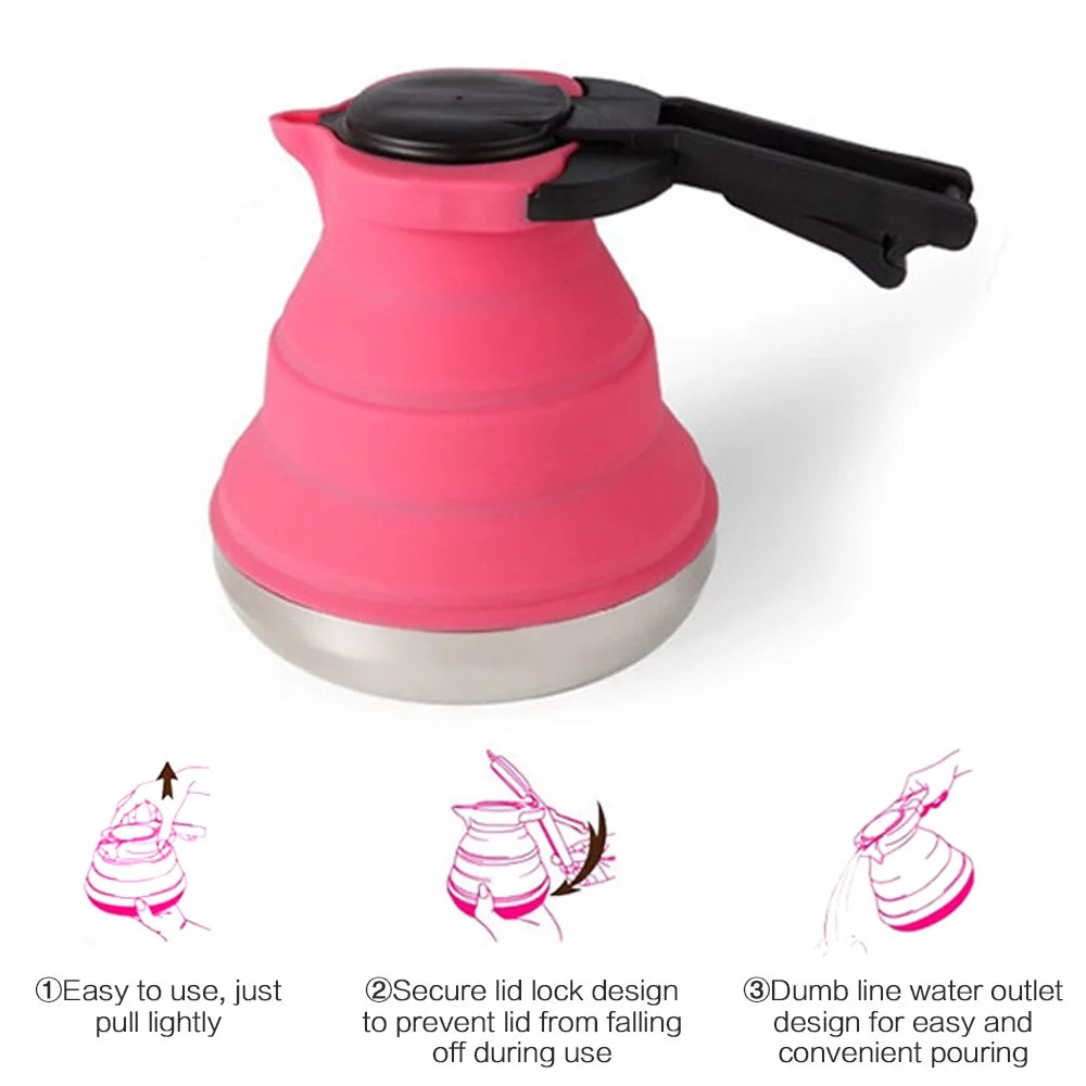 Foldable Silicone Kettle 1500ML P374162