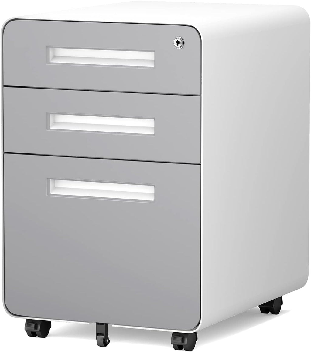 3 Drawer Metal File Cabinet with Lock L50252