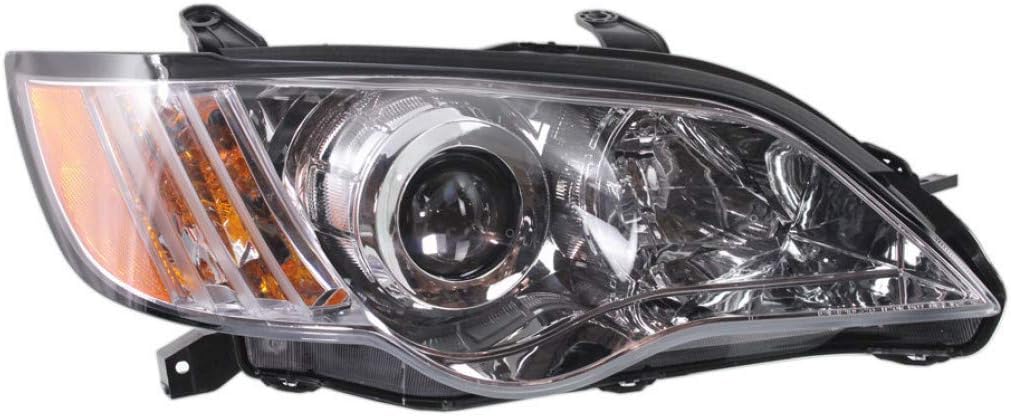 Subaru Legacy Headlight Assembly 2008 2009 Pair w/Bulbs J298