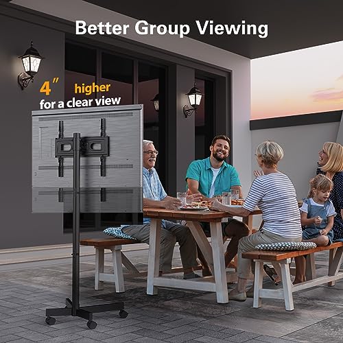 Rolling TV Stand for 23-60 Inch TVs with Locking Wheels C972751