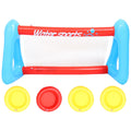 Inflatable Pool Float Set with Volleyball Net and Volleyballs Q103