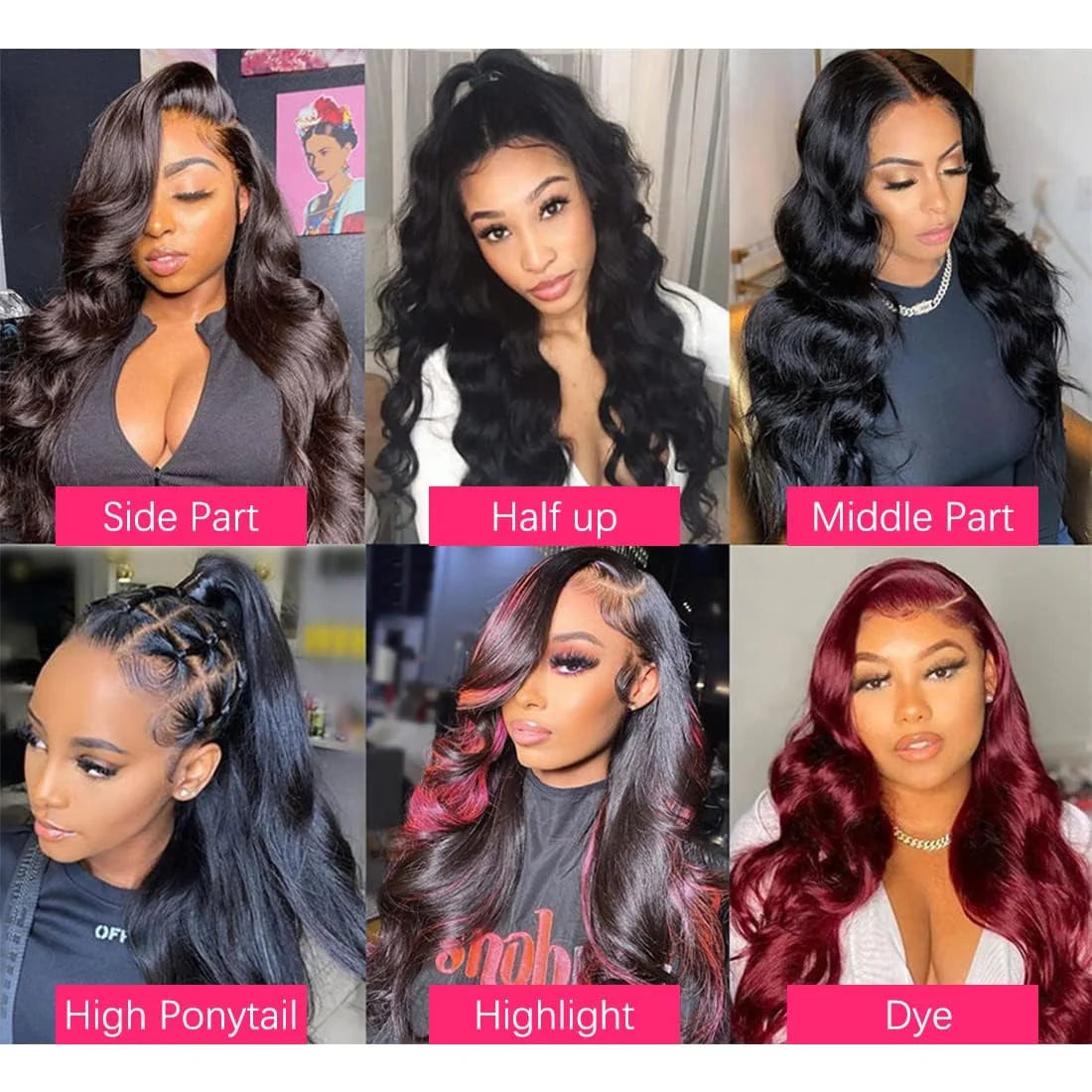 13×4 HD Front Lace Body Wave Human Hair Wig 180% Density Natural Color 26 inch R3615