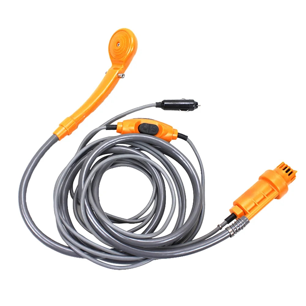 Camping Shower Electric Outdoor Folding Bucket Kit Q64973