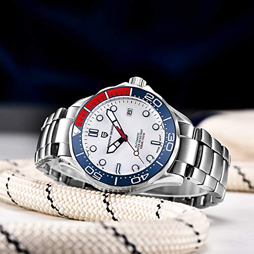 Stainless Steel Automatic Diving Watch with Ceramic Bezel X405