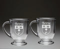 Glass Coffee Mugs Set of 2 V793606