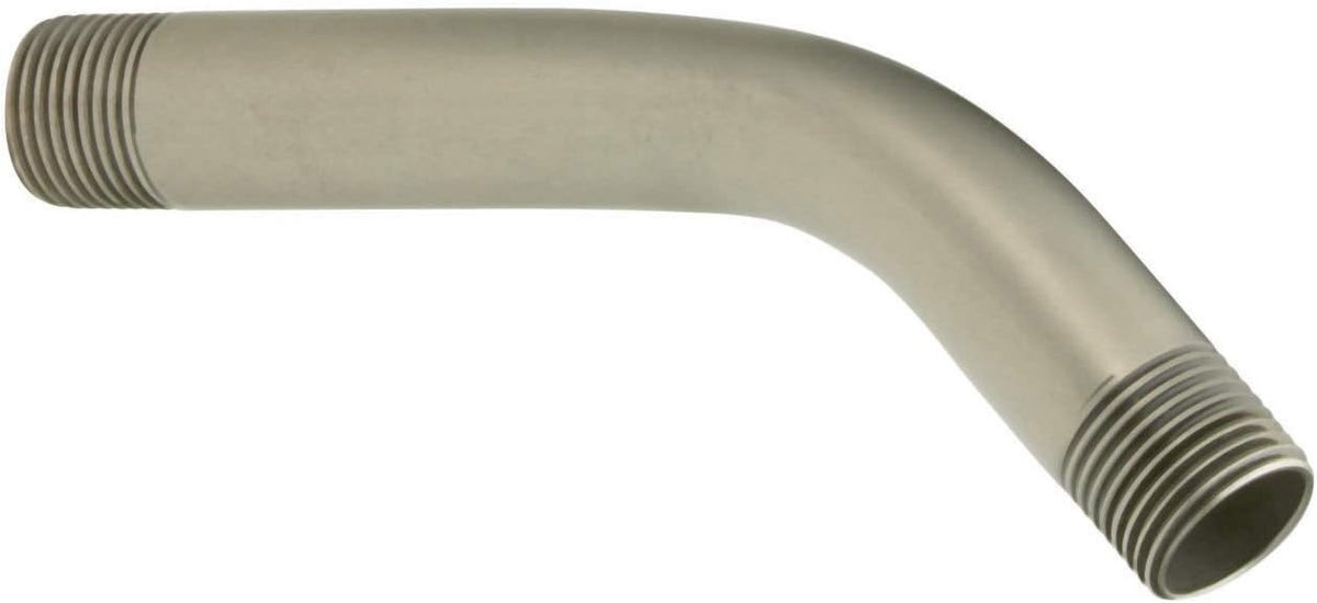 Magnetix Six-Function 5.5-Inch Handheld Showerhead with Magnetic Docking System, Spot Resist Brushed Nickel & 6-Inch Replacement Right Angle Shower Arm, Brushed Nickel Pack of 2 Q60325