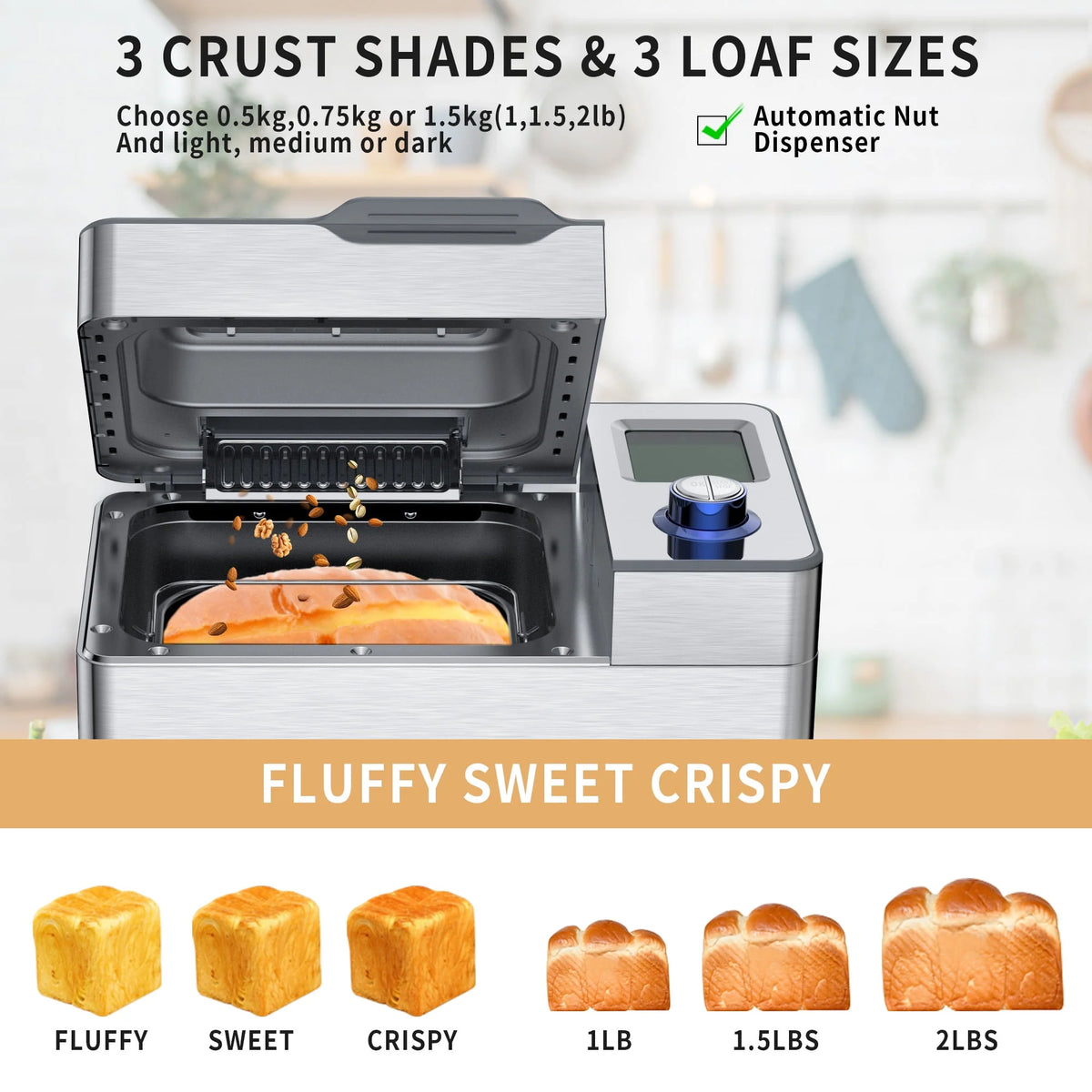 25 in 1 Stainless Steel Bread Maker H65015