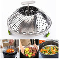Expandable Steel Vegetable Steamer Basket (5.5"-9") R3478