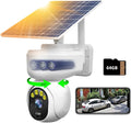 Wireless Solar WiFi Security Camera PTZ Full Color Night Vision U572