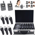 Wireless Tour Guide Monitor System (2 Transmitters 36 Receivers & Charge Case) V39639