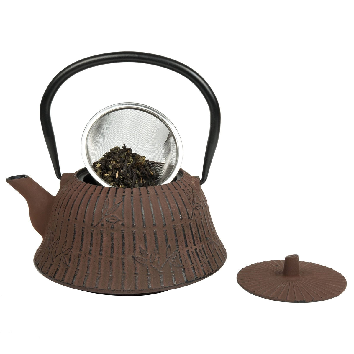 40 oz Cast Iron Tea Pot with Infuser Basket S57213