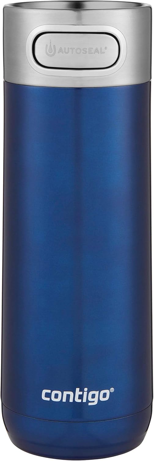 16oz Stainless Steel Thermal Travel Mugs, Set of 2 J19043