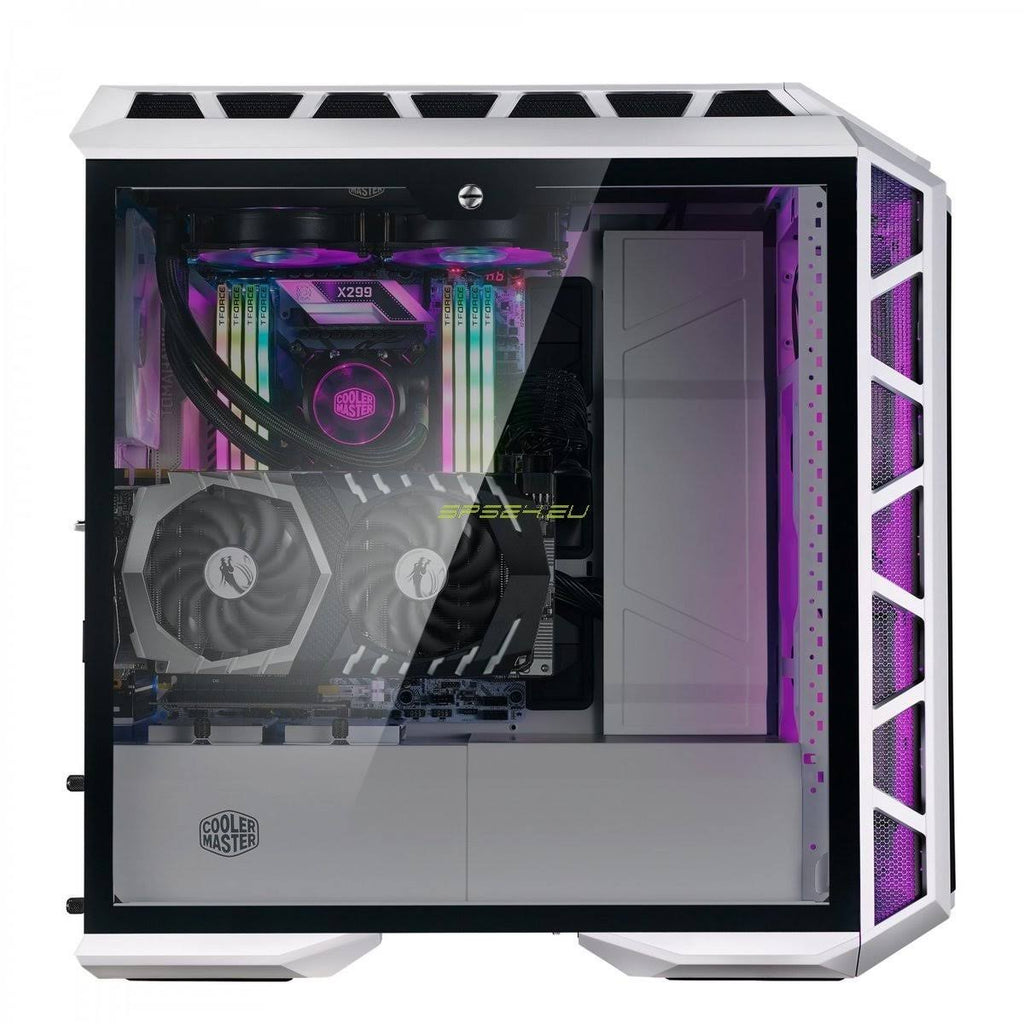 White Mesh Midi Tower G4492