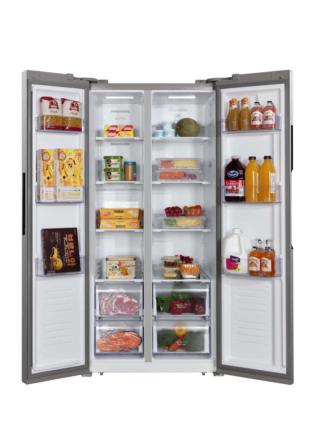 15.6 cu. Ft. Side by side Stainless Refrigerator I5504