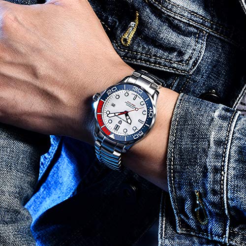 Stainless Steel Automatic Diving Watch with Ceramic Bezel X405