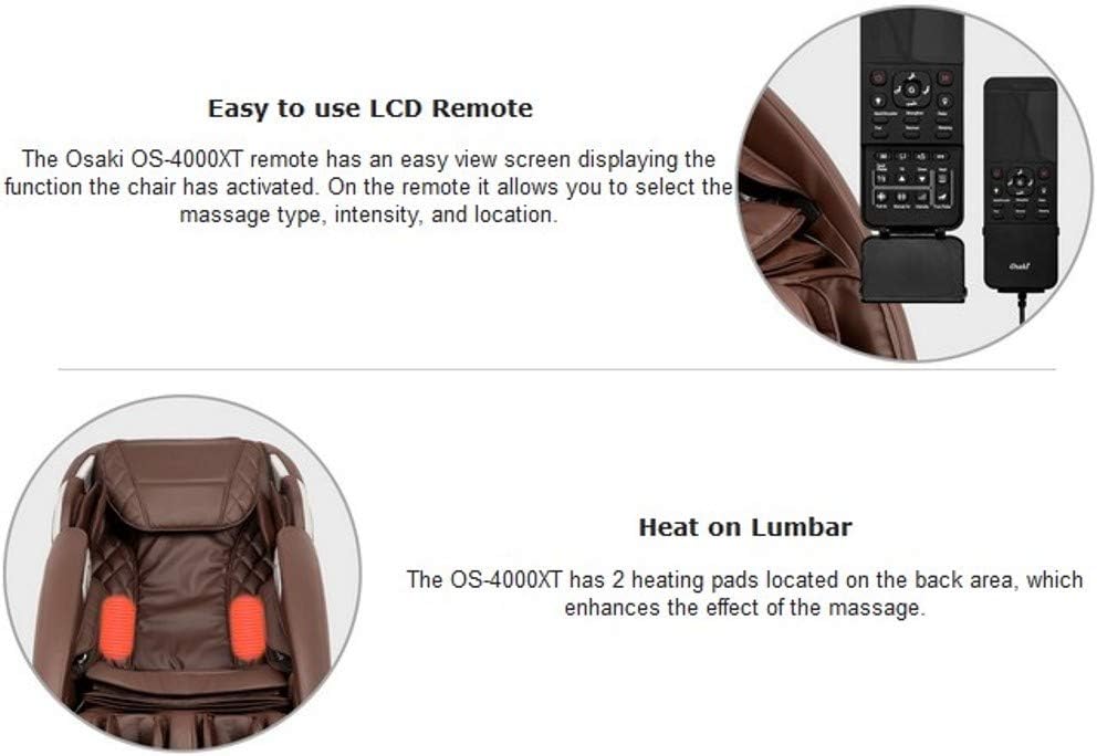 Brown Full Body L-Track Massage Chair with 2 Step Zero Gravity L79805