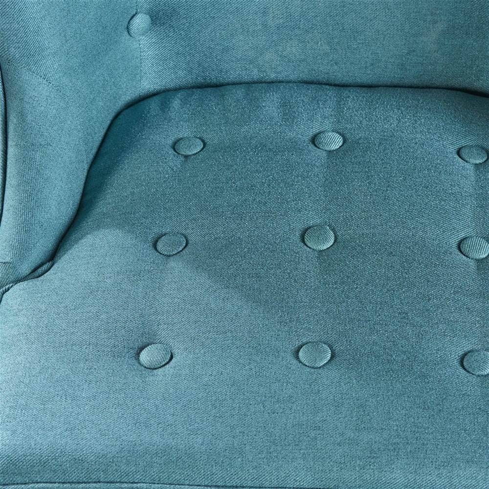 Dark Teal Fabric Occasional Chair Z5225