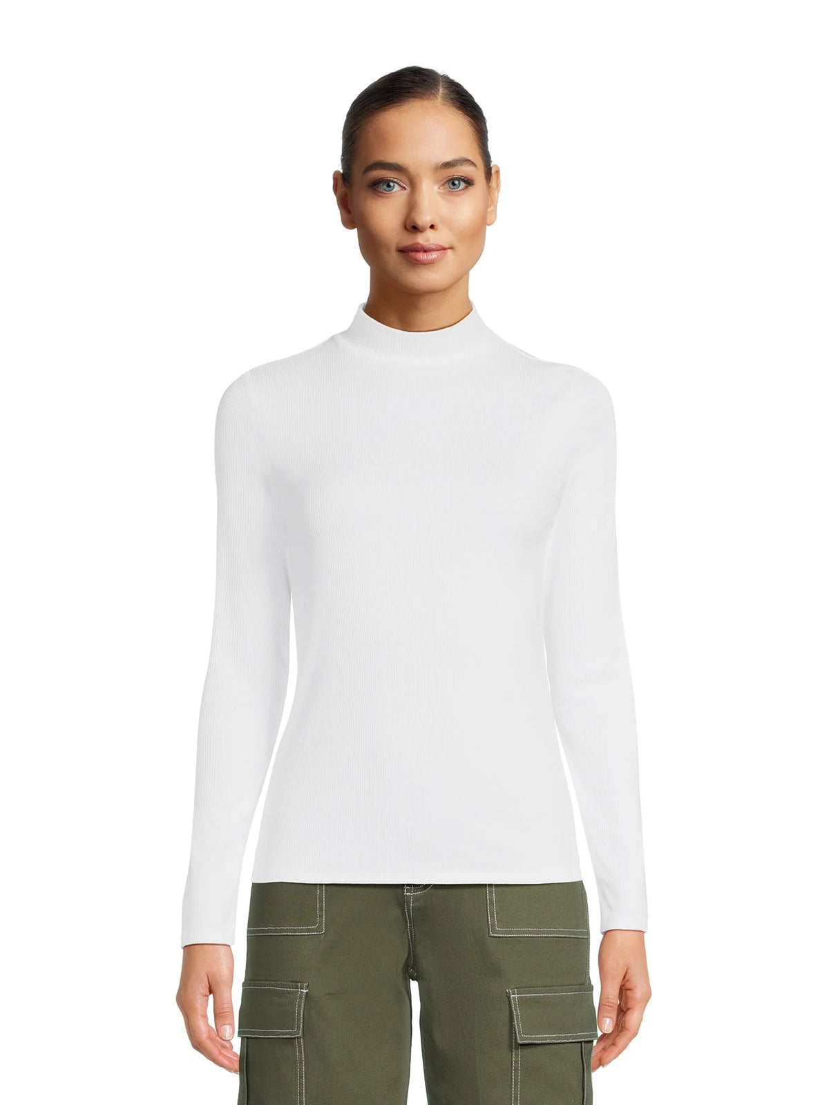Mock Neck Long Sleeves Top 2-Pack N20585