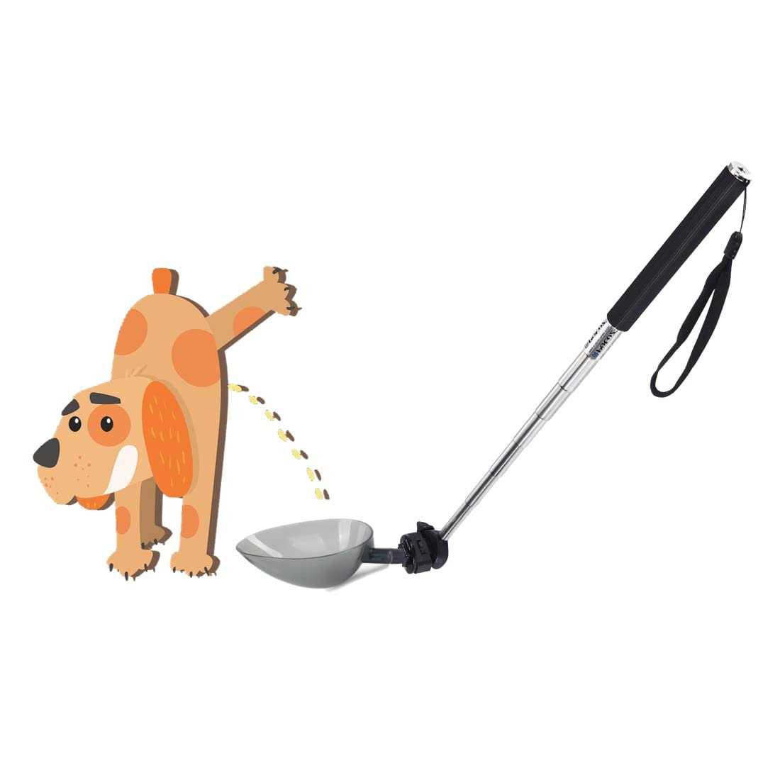 Long Handled Telescopic Dog Urine Catcher T5948