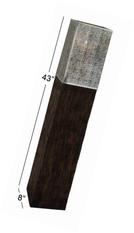 Wood Metal Floor Hurricane R61206