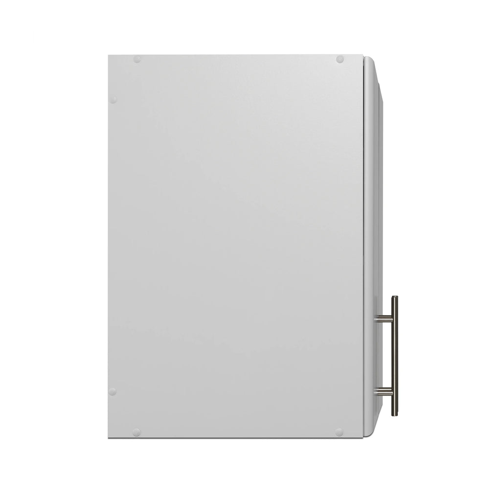 Light Gray Wall Cabinet with Storage Shelf I225455