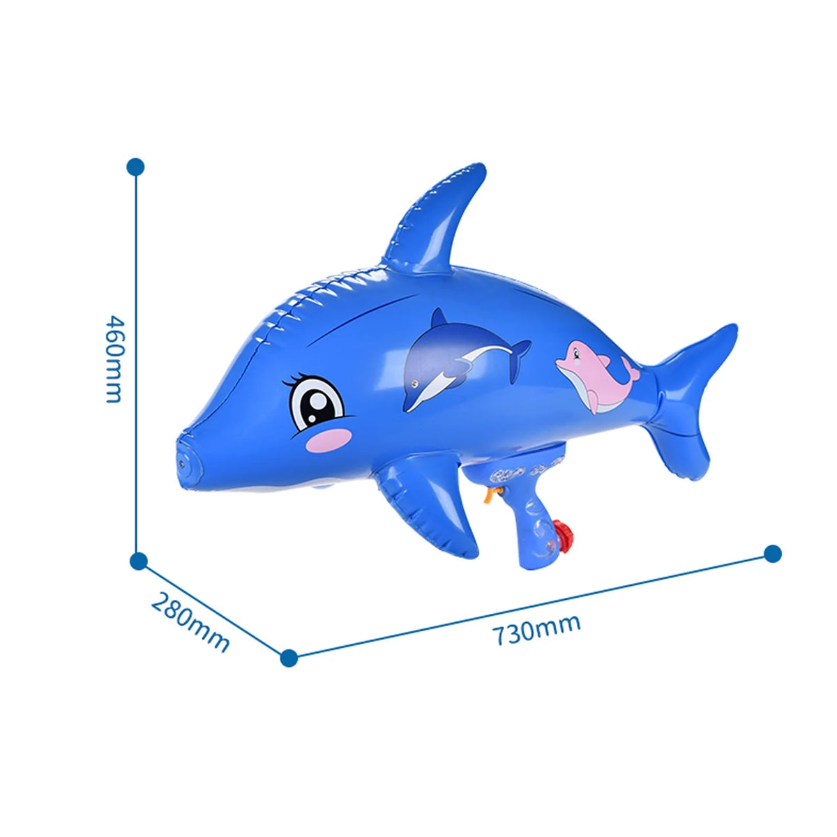 Blue Dolphin Inflatable Pool Party Balloon Hammer S935093