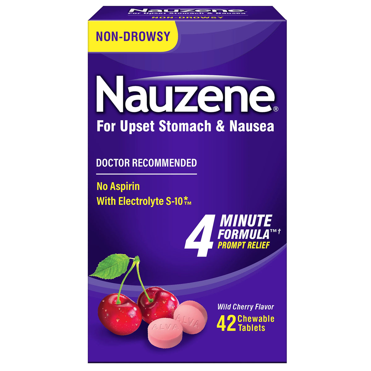Wild Cherry Chewable Tablets 42 Ct Z7396