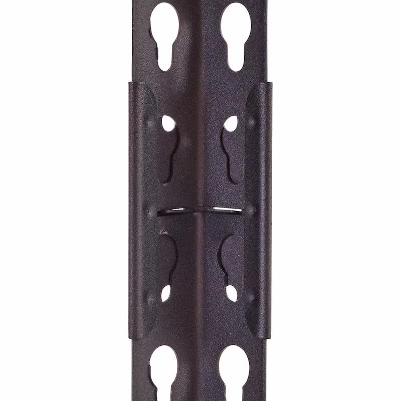 5-Tier Heavy Duty Steel Shelving Unit in Black P478
