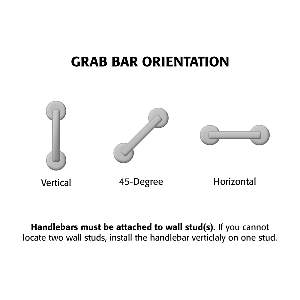 Stainless Steel Safety Grip Handlebar X305