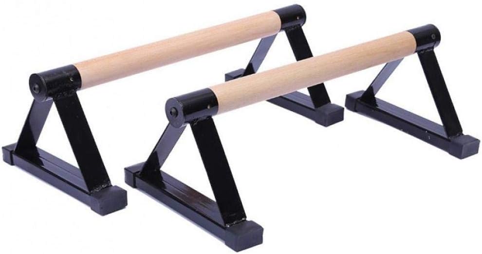 Pack of 2 Wooden Pushup Stands Bars for Yoga and Gymnastic Training R95347